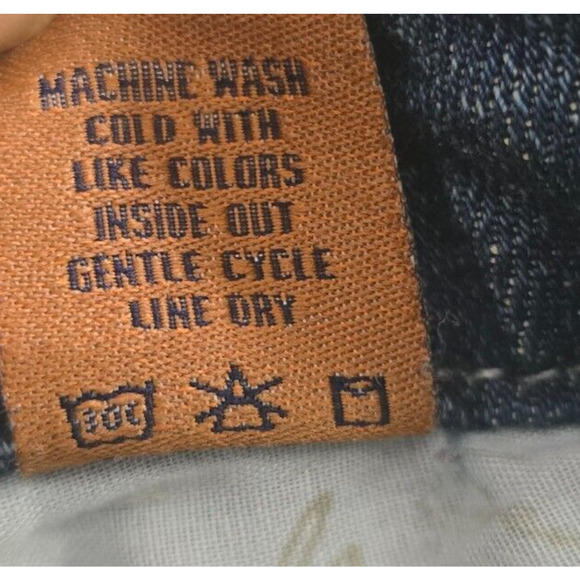 Seven7 Jeans Women's 29 Blue Medium Wash Straight Slight Distressed - Picture 5 of 16